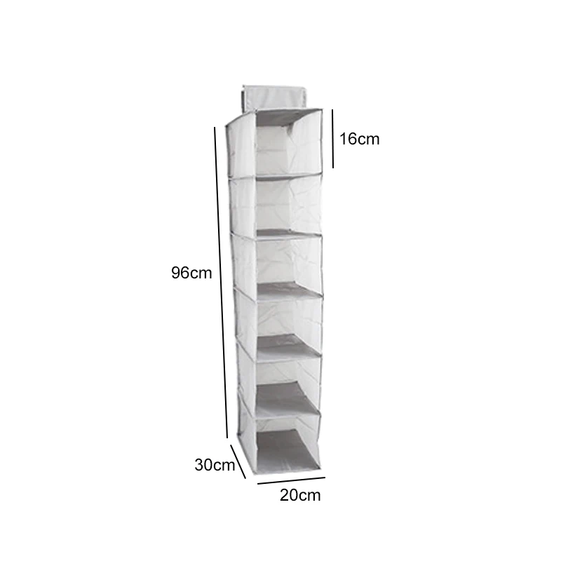 6 Полка Шкаф висячая сумка для хранения складной шкаф секция хранения Органайзер Оксфорд организация для одежды полотенца шляпы