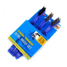 

European high grade 3pcs in one set Engine cleaning brush Oil brush steel brush car cleaning tools NO.A0370