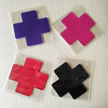 1 пара классных самоклеющихся тканевых бюстгальтеров для груди и сосков, накладки для бюстгальтеров, крестообразные сексуальные женские наклейки на грудь 8 см* 3,5 см