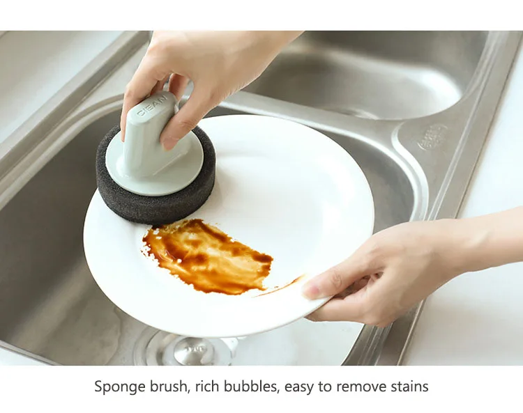Tray sponge cleaning brush1