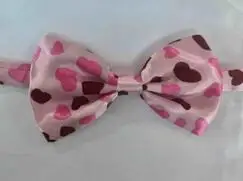 100 шт/партия) Лидер продаж, Пэт собака щенок кошка розовый Loveheart лук пояса-Завязки для груминга поставки для свадьбы Праздник Валентина LY118