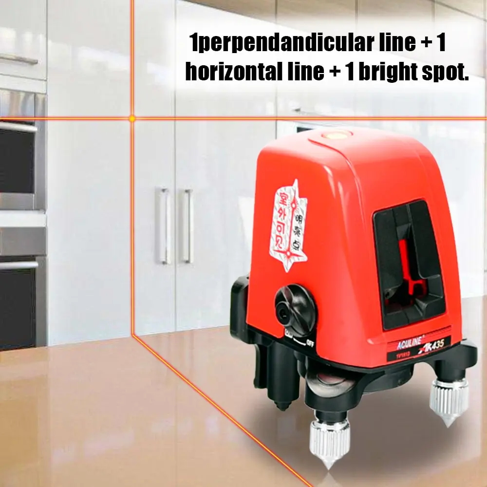 

AK435 Laser Level 2 Red Cross Line 1 Point 360 Degree Rotary Self- leveling Nivel Laser Diagnostic tools Laser Levels Meter