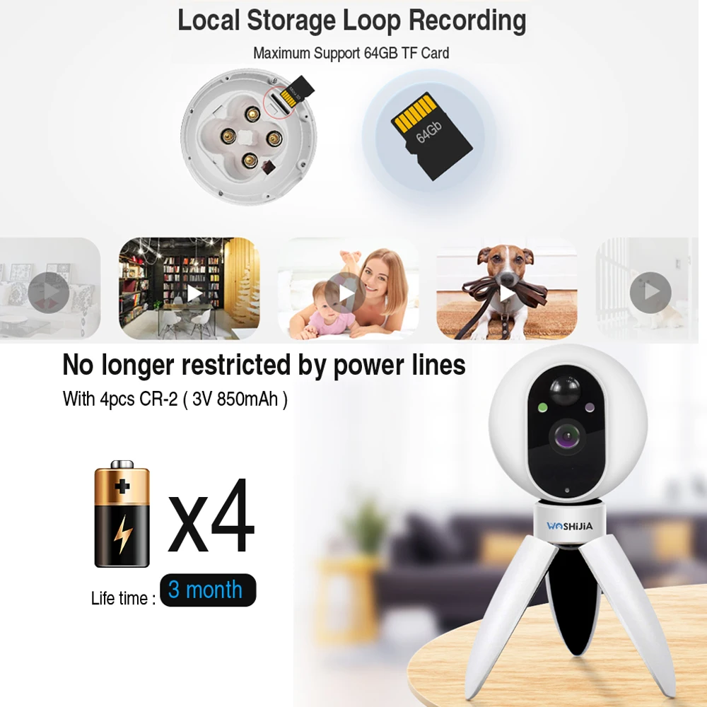 

IMIEYE 1080P Full HD CCTV mini IP Wifi Wireless Security No plug Battery Camera Wi-fi Night Vision Fashion Baby Monitor Camera