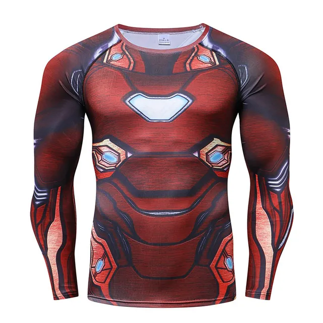 TOPESKO The Avengers Spiderman Ironman T Shirt Funny 3d T Shirt Men ...