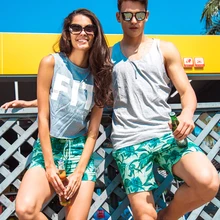 WD882 Быстросохнущий эластичный купальник для мужчин пляжные шорты для отдыха для медового месяца для женщин и мужчин купальный костюм Sunga