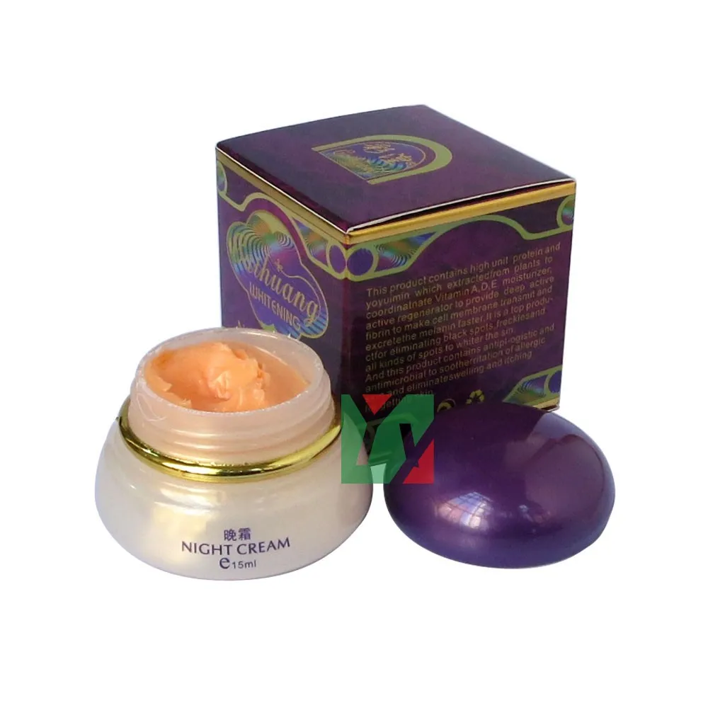 

CAIHUANG whitening anti spot night cream for face remove pigment 4pcs/lot