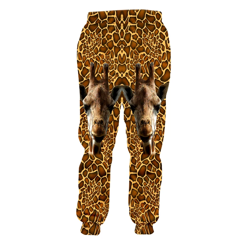 OGKB женские забавные штаны с леопардовым принтом 3D принт хип хоп жираф пот брюки размера плюс 5XL 6XL костюм женские брюки животных