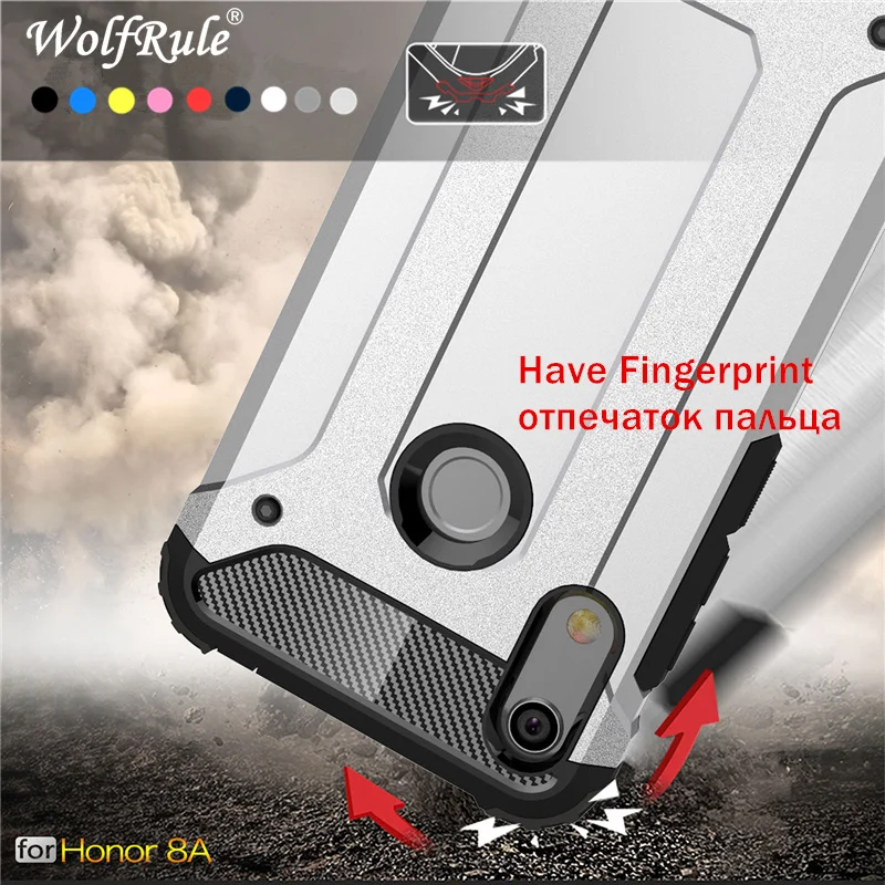 Чехол для телефона Huawei Y6 2019 полностью закрытый тяжелый Гибридный чехол из