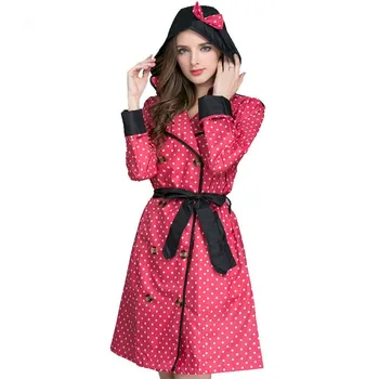 

Long Raincoat Women Ladies Rain Coat Women's Rainwear Breathable Outdoor Travel Water-Repellent Riding Clothes