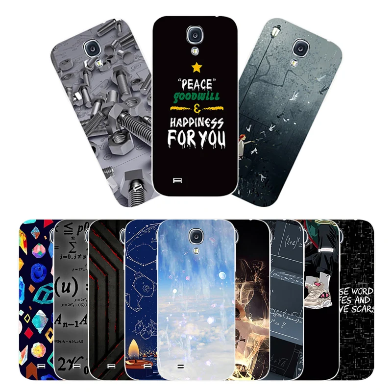 5 0 дюймов для samsung Galaxy S4 буквы Обложка мягкая силиконовая Coque i9500 Телефон Shell SIV