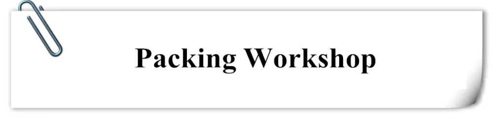 Packing Workshop