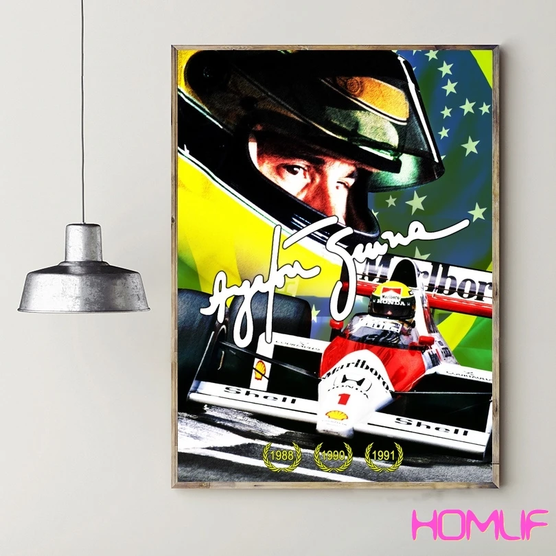 Распродажа алмазной вышивки Ayrton Senna F1 художественная Алмазная Живопись Вышивка