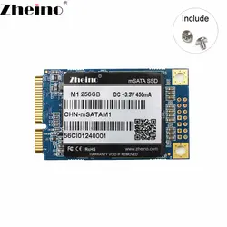 Zheino мини SATA M1 mSATA3 256 GB SSD SATA3 Internal Solid State Drive 2D MLC флэш-устройства хранения жесткий диск для ноутбук мини-ПК