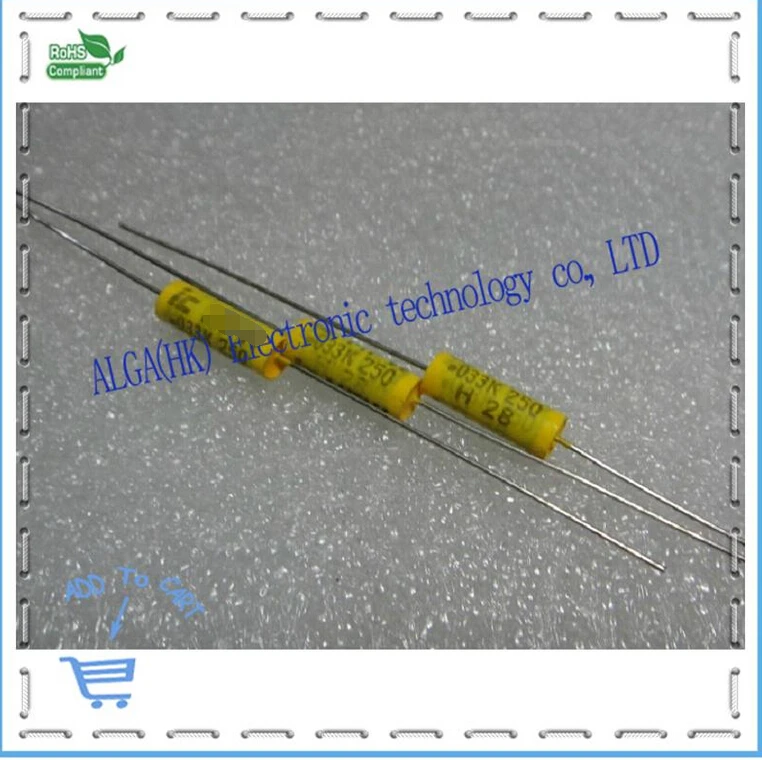IC MPW axial wear heart horizontal film capacitor 0.033 uf and nf 333