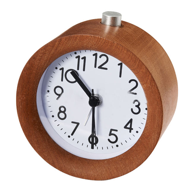 HOT Led Alarm Clock,Wooden LED Digital Alarm Clock, Displays Time Date Week And Temperature, Cube Wood-shaped Sound Control De