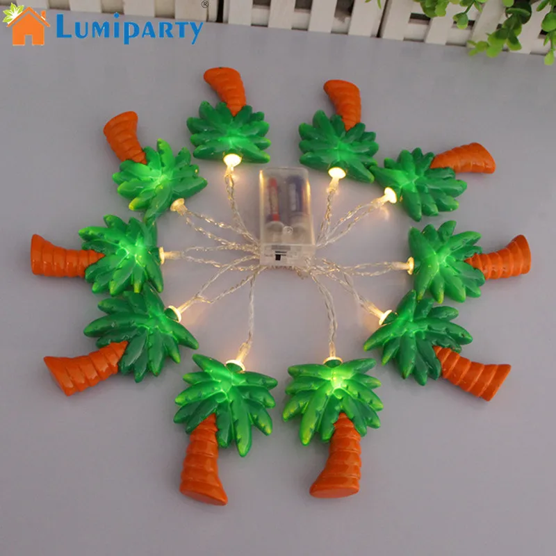 

LumiParty Tropical Fruit Coconut Tree Palm String Light Garden Balcony Lamp decoration Xmas Birthday Party Home Wall Decor