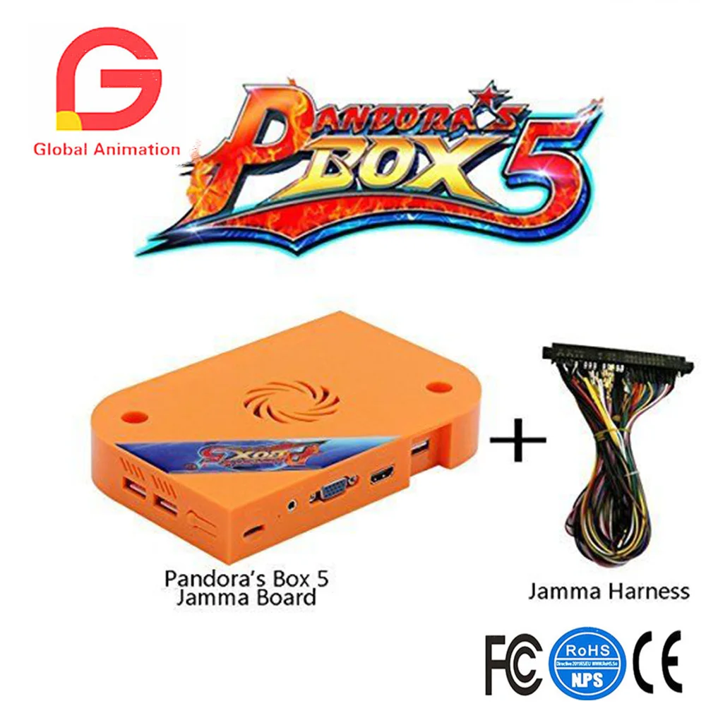 Игровая приставка Pandora's Box 5 печатная плата с жгутом 960 в 1 1280x720 Full HD улучшенный