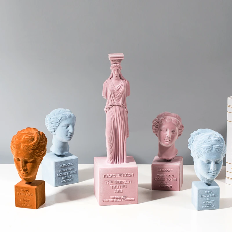 Venus Bust Head Portraits Creative Art Sculpture Statue Resin Craftwork Office Hotel Living Room Decoration Gift R114 Venus Bust Head Portraits Creative Art Sculpture Statue Resin Craftwork Office Hotel Living Room Decoration Gift R114