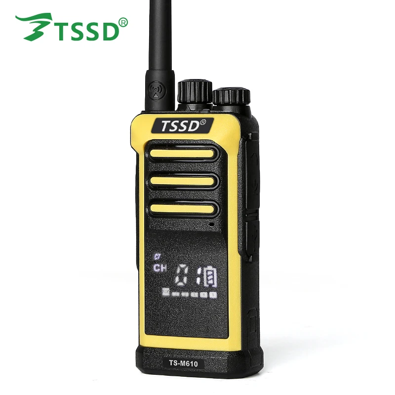Портативная рация TSSD TS M610 5 Вт с одним диапазоном VHF/UHF со скрытым дисплеем