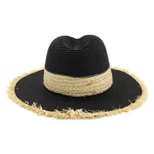 Простые повседневные Летние солнцезащитные шляпы для женщин, модная джазовая соломенная шляпа для мужчин, Соломенная пляжная шляпа от солнца