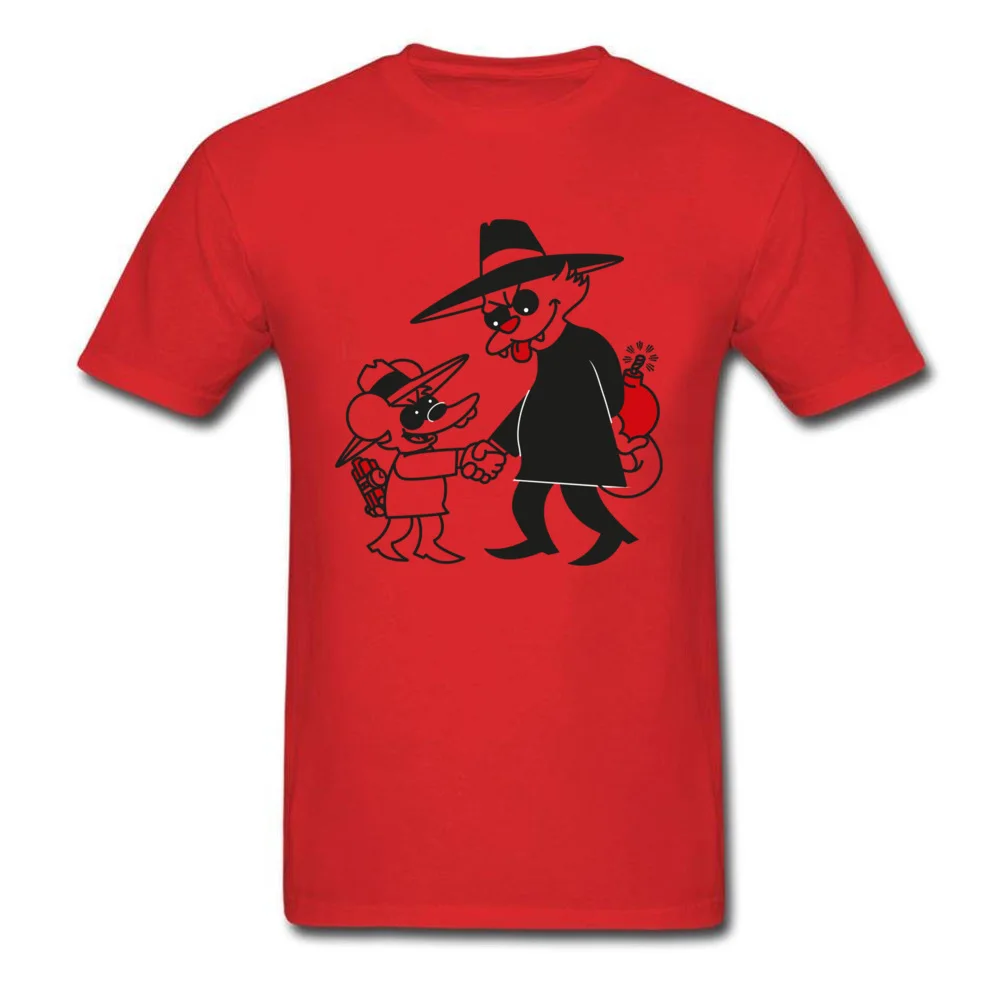 Casual cat vs mouse 11083 Custom Short Sleeve Summer/Fall Tops Tees 2018 Popular O-Neck 100% Cotton Tee Shirts Young T Shirts cat vs mouse 11083 red