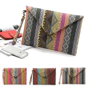 

200pcs/lot Women Retro Envelope Wallet Evening Party Clutch Handbag Vintage Tote Purse Bag