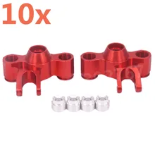 10 шт. детали для обновления радиоуправляемой машинки часть Ступица рулевого колеса(L/R) 5334 для 1/10 Traxxas E-Revo саммит Slayer Maxx 3903/5/8 стержень 4907/8 T4114BLUE