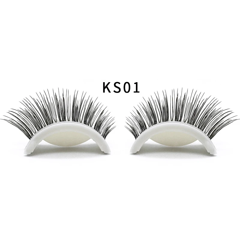 

Self-Adhesive False Eyelashes Wholesale 3D Eye Lashes Extension Reusable Natural Thick Individual Self-Adhesive False Eyelashes