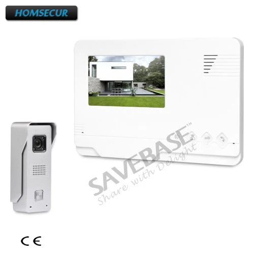 

HOMSECUR RU Logistics 4.3inch Video Door Intercom System with Outdoor Monitoring for Home Security