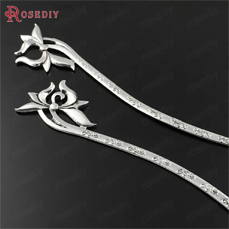 (30056)5PCS 160x27MM Antique Silver Zinc Alloy Orchid Bookmark & Hairpin Diy Jewelry Findings Accessories Wholesale (30056)5PCS 160x27MM Antique Silver Zinc Alloy Orchid Bookmark & Hairpin Diy Jewelry Findings Accessories Wholesale