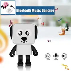 Новый милый портативный умный танцующий робот беспроводной Bluetooth динамик танцующий робот музыка собака игрушка малыш бесплатная доставка