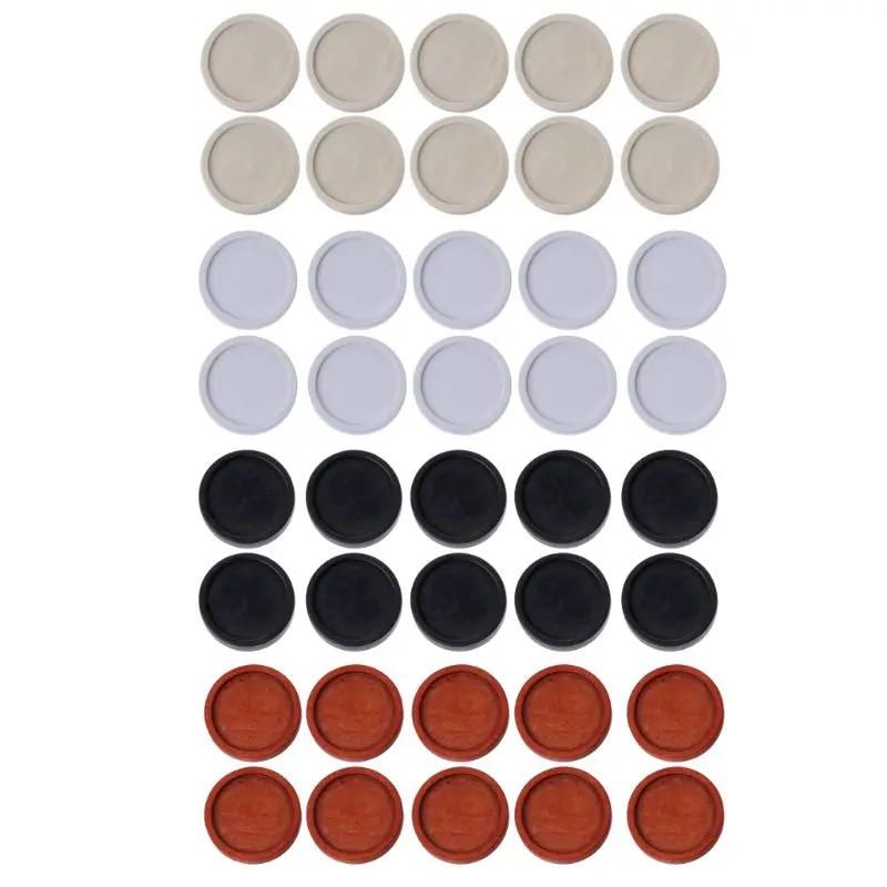 

10Pcs Natural Wood Round Frame Pendant Open Bezel Cabochon Setting UV Resin Charm DIY Jewelry Finding