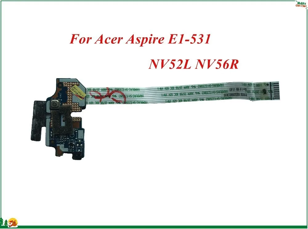 Laptop Power Button Board & Cable LS 7912P For Acer Aspire