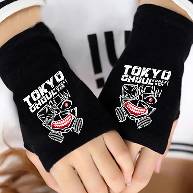 Tokyo Ghoul Finger Cotton Knitting Wrist Gloves