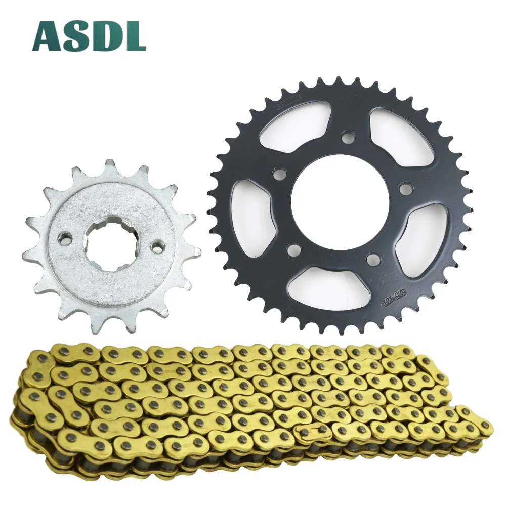 

525 15T 42T Motorcycle Motor Best Drive Chain and Front Rear Sprocket Set For Honda GB400 H3 GB 400 15 42 Teeth