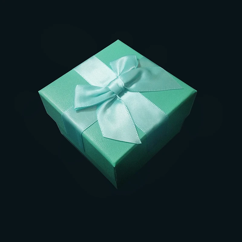 

EUDORA without logo Green JEWELRY BOX For Pendant necklce Earring Ring Jewelry set Box backbag carrying cases gift Box