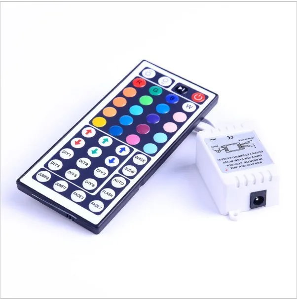 LED контроллер 44 ключей светодиодных ИК Панели управления RGB светодиодные фонари контроллер ИК-пульт дистанционного Диммер DC12V 6a для RGB 3528 5050