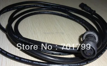 

BLACK 3m(10feet) 4 core waterproof extension cable,one end with male,the other end with female,male connector's diameter:13.5mm