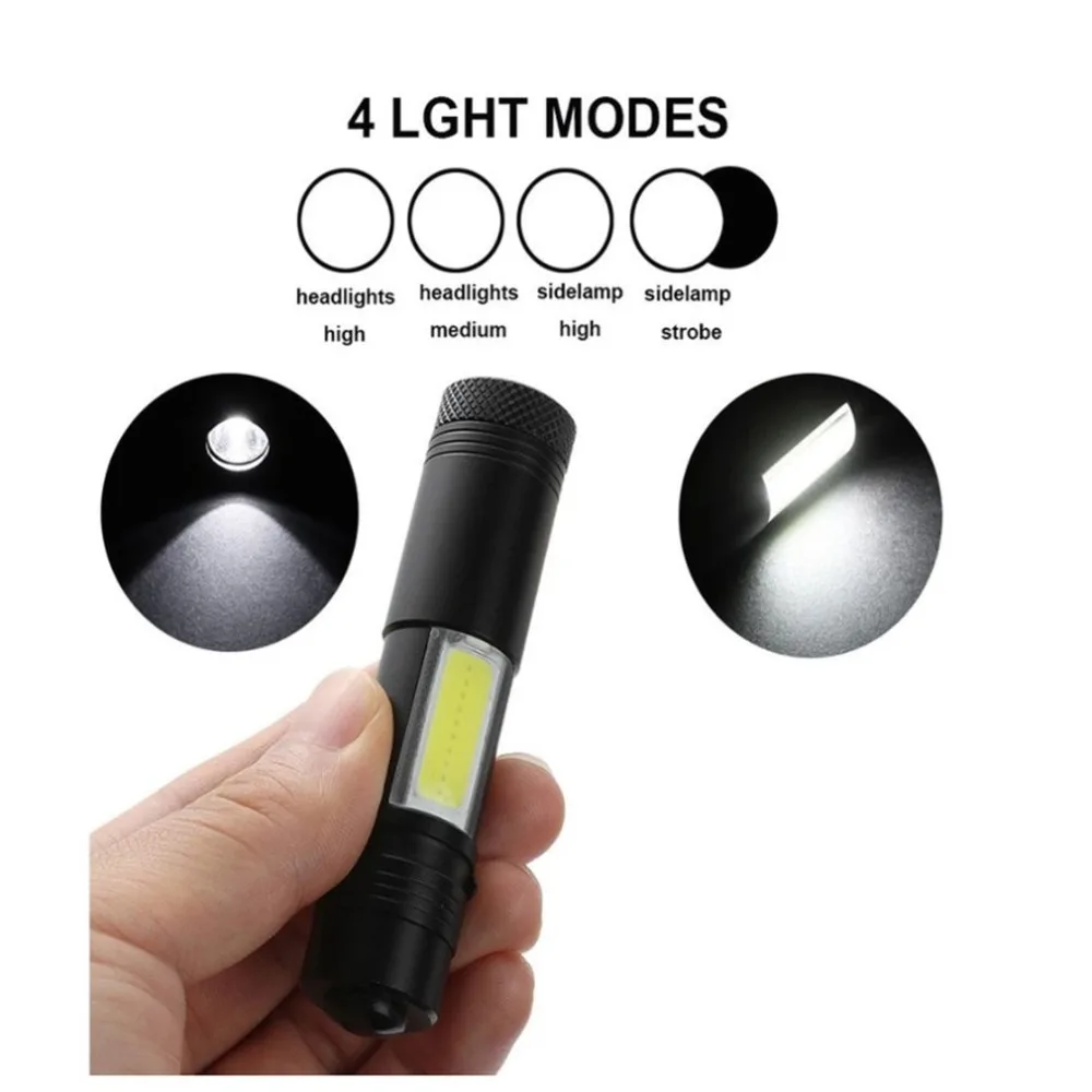 

LED Flashlight Portable Mini torchflashlight Use Battery Waterproof in life Lighting lantern