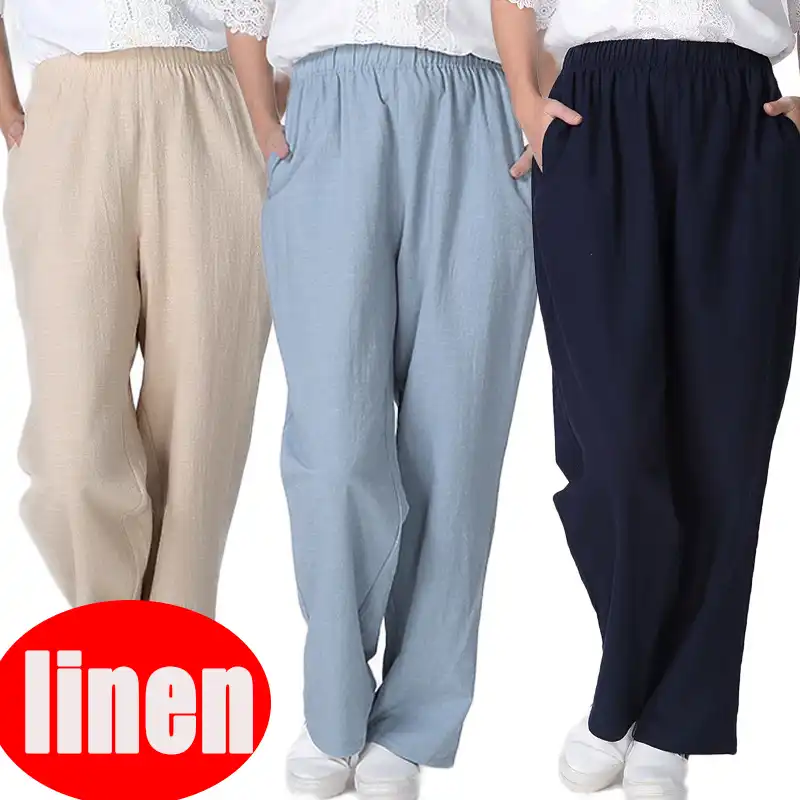 casual linen trousers pants 