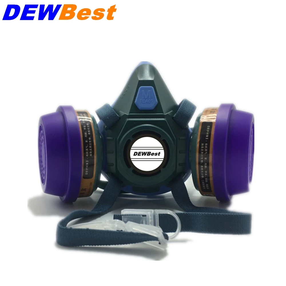 

High Quality filter mask Silicone multifunction respirator gas mask paint spray pesticides industrial safety protect mask