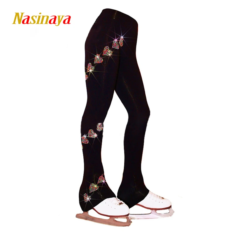 

Customized Figure Skating pants long trousers for Girl Women Training Competition Patinaje Ice Skating Warm Fleece Gymnastics 34