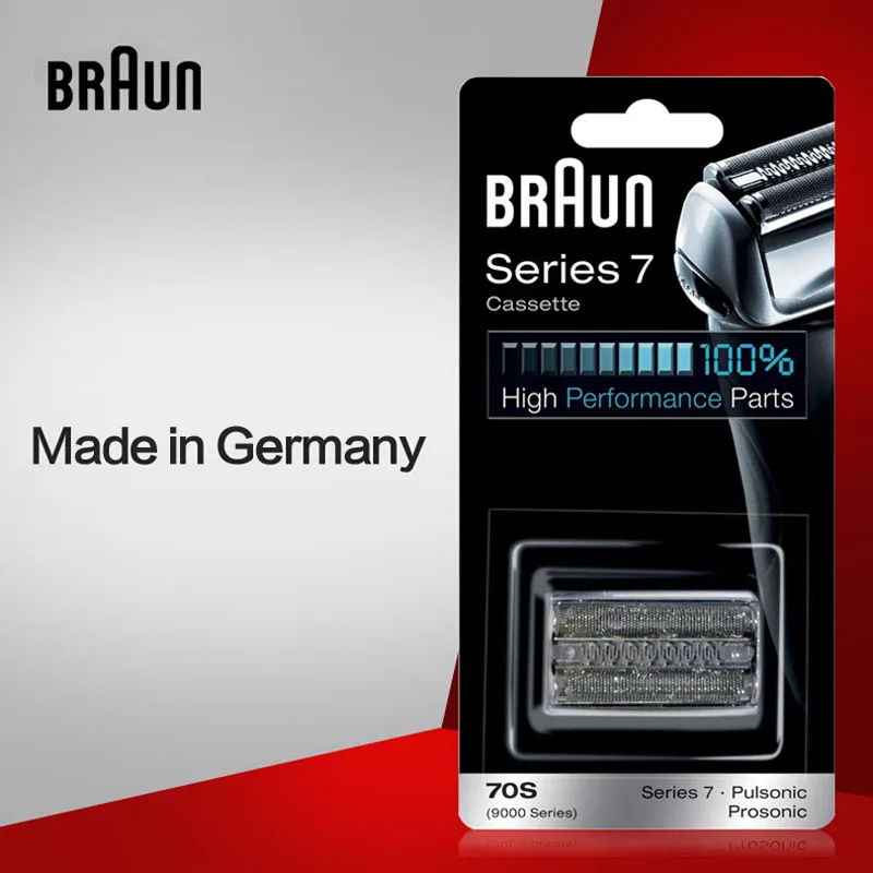Бритвенное лезвие Braun 70S Замена для серии 7 электробритв (720 730 760cc 790cc 9595 9565