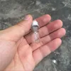 2ml Mini Glass Bottles Crafts Cute Bottles Aluminum Cover Empty Wishing Gift Bottles Jars Decorate 100pcs 4