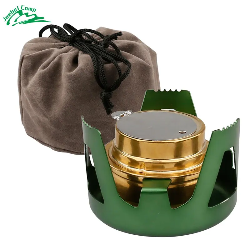 Buy Portable Alcohol Stove Aluminium Alloy Brass Mini