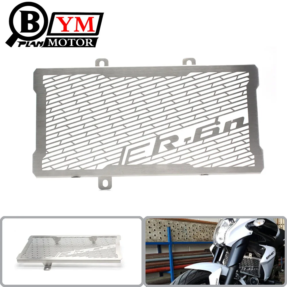 

FREE SHIPPING For Kawasaki ER6N ER-6N 2012 2013 2014 2015 2016 Motorcycle Accessories Radiator Grille Guard Cover Protector