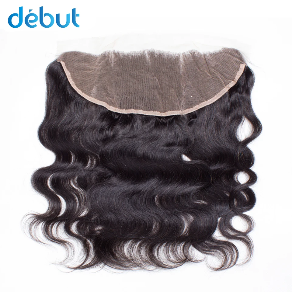 

Debut Remy Brazilian Human Hair Cheap Price 13x4 Lace Frontal Body Wave Natural Color Free Part Human Hair Closure