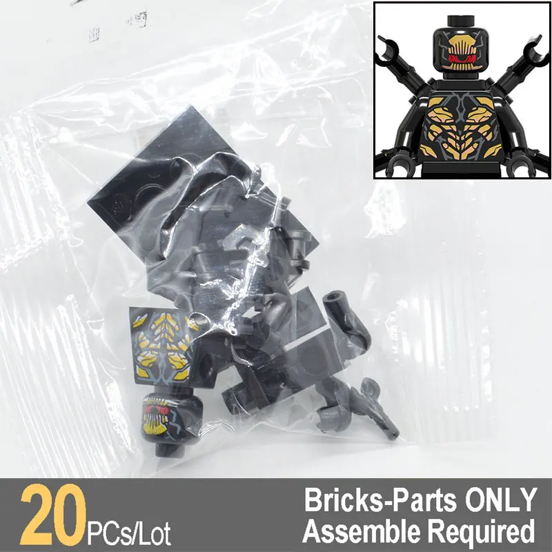 

Wholesale 20pcs/lot Outriders Brick Figure Super Heroes Construction Building Blocks Bricks Gifts Toys for Children LD022
