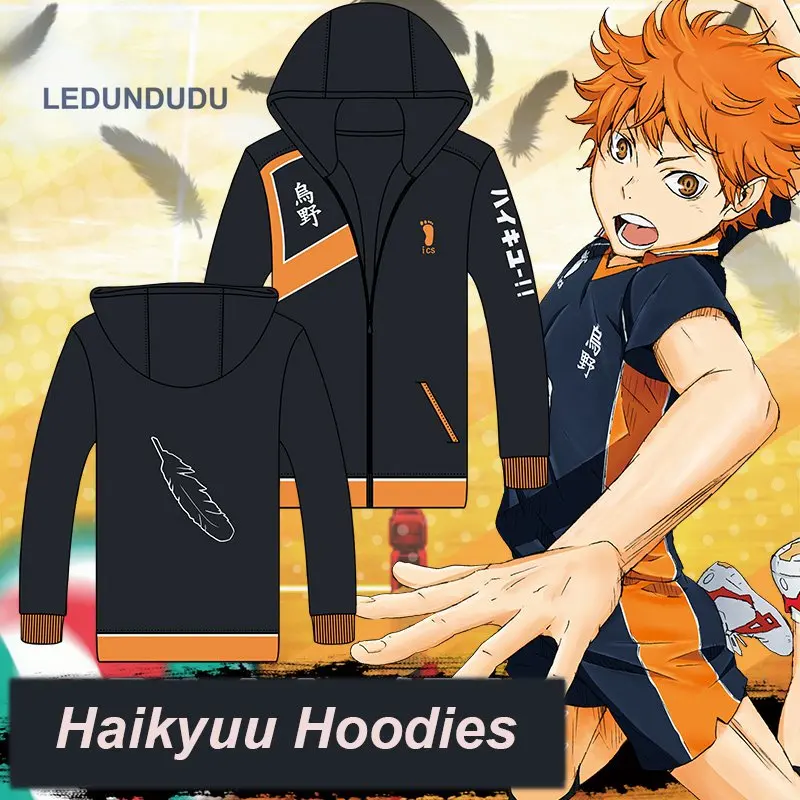 Горячая Распродажа аниме Haikyuu Hinata Толстовки Shyouyou Karasuno для старшей школы и