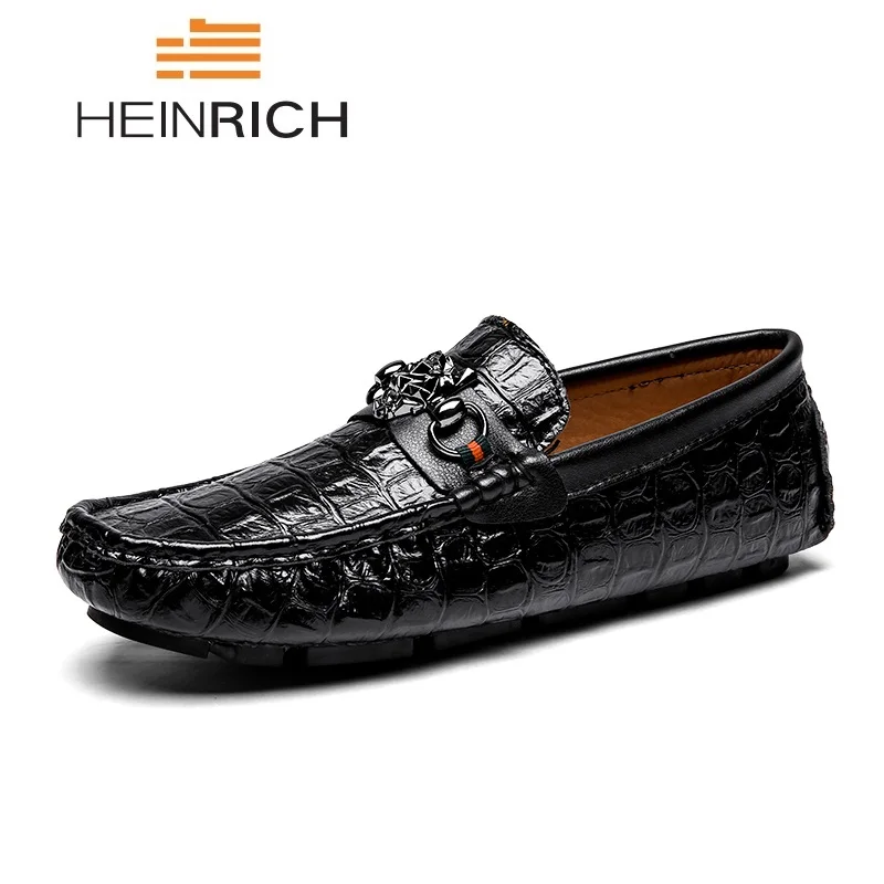 Mocassini Tenis Zapatos Masculino Mens Uomo Noir Qualité bleu Haute De Casual Hommes orange Mocassins Heinrich Cuir Hombre En Chaussures VMzGSqUp